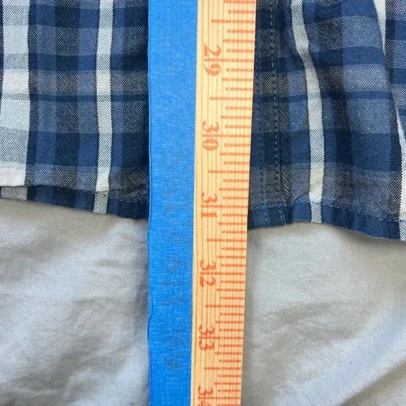 CARHARTT Button Up Shirt Mens Size XL Loose Fit Plaid Short Sleeve Work Utility - Picture 12 of 15